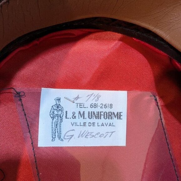 Vintage Firefighter Stanbridge East Fire Dept Hat - Picture 6 of 7